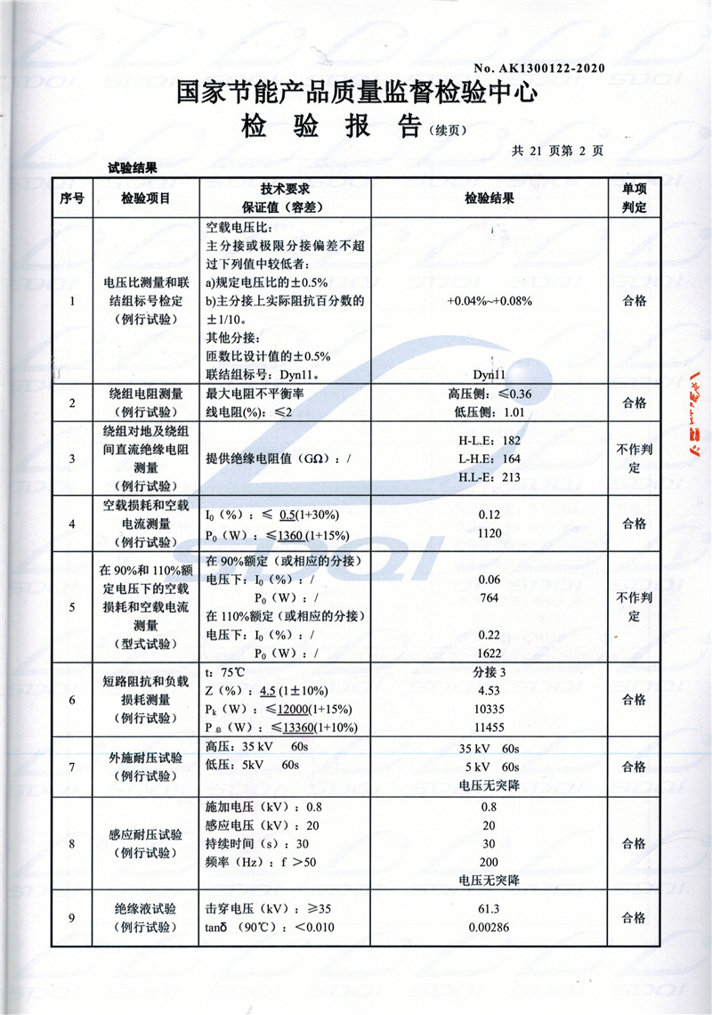 高低压试验报告-S11-1250祁阳祁阳祁阳油浸式变压器-2.jpg